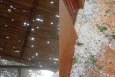 Ponte Serrada, Faxinal dos Guedes, Vargeão e São Domingos têm danos após granizo