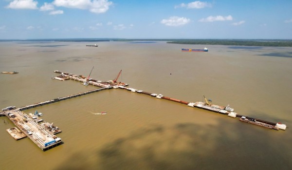 Com apoio da Itaipu, novo Porto de Outeiro é inaugurado para a COP30