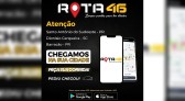 Chegou o aplicativo Rota46 em Barracão, Dionísio Cerqueira e Santo Antônio do Sudoeste