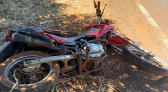Colisão entre motos na SC492 em Tigrinhos deixa condutor gravemente ferido