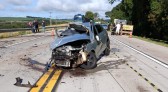 Acidente na PRC-280 deixa uma pessoa morta e duas feridas