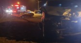 Motociclista fica ferido em colisão entre carro e moto