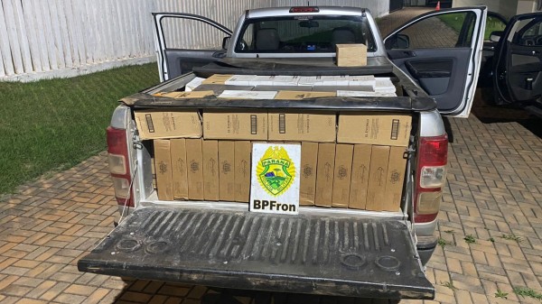 BPFRON prende homem com veículo roubado carregado com mais de 800 garrafas de vinho