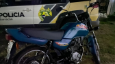 Polícia Militar recupera motocicleta com registro de furto