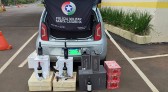 Carga de vinhos e energéticos contrabandeados da Argentina é apreendida