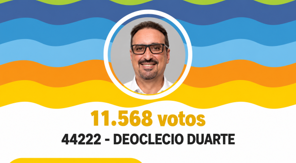 Ex-vereador de Barracão, Deoclecio Duarte, recebe 11.568 votos, mas não é eleito