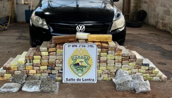 Polícia Militar apreende 146kg de maconha e 2,4kg de morruga