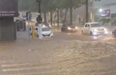 Chuva intensa provoca alagamentos e mobiliza equipes