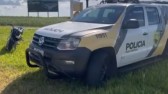 Condutor de moto é ferido por disparos de arma de fogo após perseguição