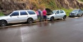 Engavetamento deixa uma pessoa ferida na PR-180