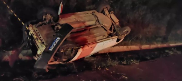Capotamento na BR-280 termina com ‘sumiço’ de vítima; entenda