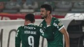Palmeiras goleia Universitario em Lima com show de Flaco López e Vitor Roque