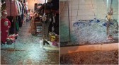 Bandidos arrombam e furtam duas lojas no centro