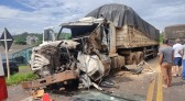 Grave acidente interdita BR-163 entre Santa Lúcia e Capitão