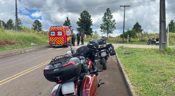 Acidente entre motociclistas deixa dois feridos na BR-163