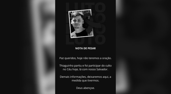 Jovem Thiaguinho falece aos 18 anos após luta contra a leucemia