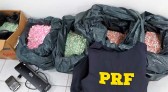 37 mil comprimidos de ecstasy são apreendidos em carro de luxo na BR-470