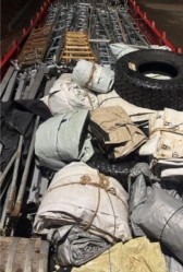 Caminhão argentino é apreendido com carga sem documentação aduaneira na BR-282