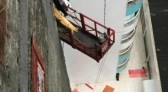 Vento do ciclone Yakecan deixa em alerta prédios em obras em Balneário Camboriú