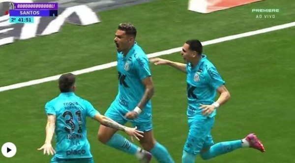 Com um a menos, Santos arranca empate com o Atlético-MG pelo Brasileirão