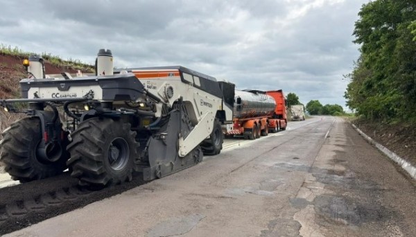 DNIT inicia ações de recuperação na BR-282 entre Maravilha e São Miguel do Oeste