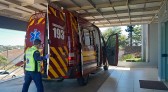 Mulher fica ferida em colisão registrada no Bairro Peperi-Guaçu