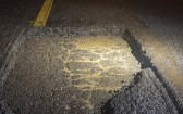 Buraco na SC-480 exige atenção de motoristas entre Bom Jesus e Xanxerê