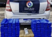 Mais de 100 kg de maconha são apreendidos na SC-160