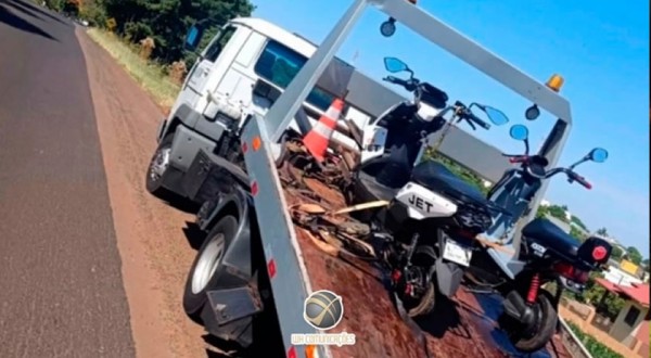 PMRv flagra dois autopropelidos na SC-163 e reforça proibição em rodovias