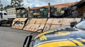 PRF apreende quase 4,5 toneladas de maconha na BR-277
