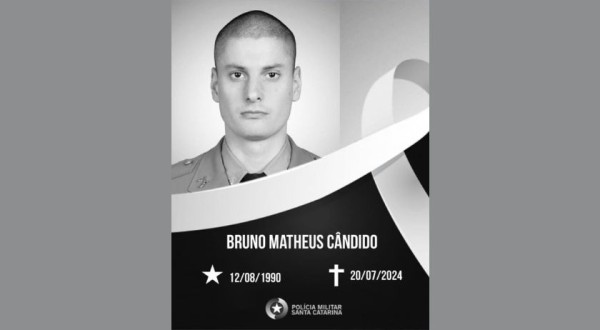 Policial de Dionísio Cerqueira morre após ser hospitalizado durante curso em Chapecó