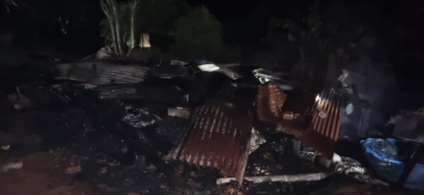 Incêndio destrói residência no interior