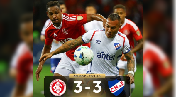 Em jogo caótico, Inter busca empate com o Nacional pela Libertadores