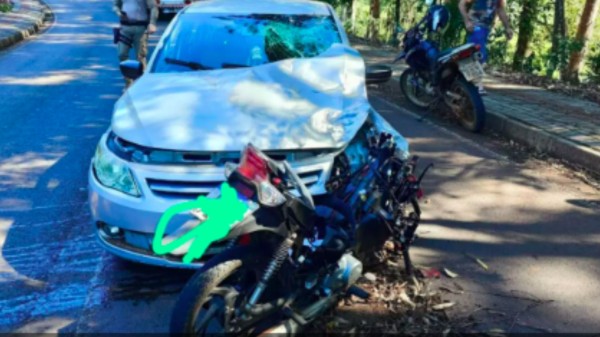 Motociclista morre após colisão com carro na SC-482 no Oeste de SC