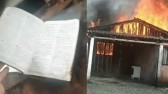 Bíblia é encontrada intacta após incêndio destruir residência em Joinville