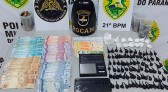 Polícia prende homem por tráfico de drogas e apreende entorpecentes em casa noturna