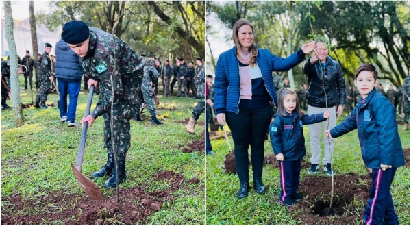 Plantio de árvores celebra o dia de proteção às florestas