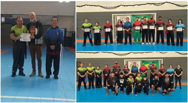 Treinamento e capacitação de Wushu Kung Fu reuniu profissionais da região