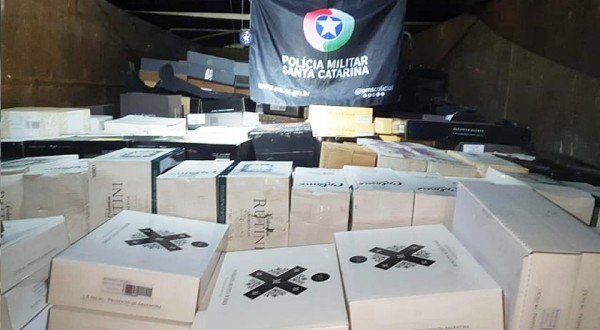 2 milhões em vinhos são apreendidos na BR-163