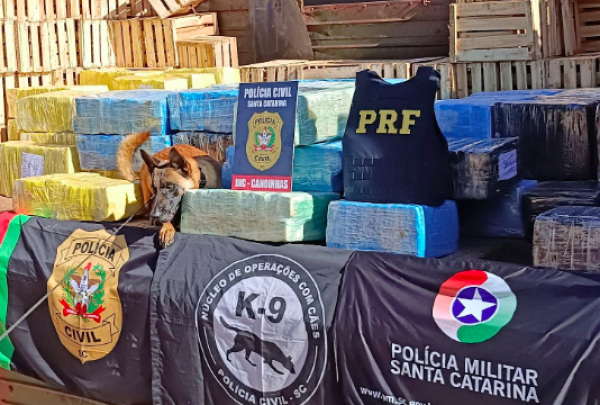 Motorista de 29 anos é preso com quase duas toneladas de maconha em carreta