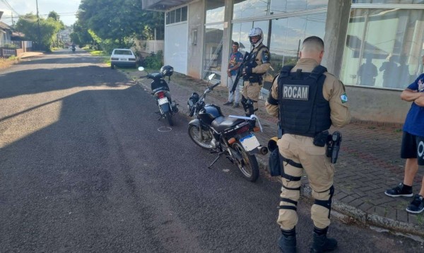 ROCAM apoia fiscalização de trânsito e recolhe 11 motocicletas na região