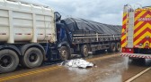Identificada vítima de acidente entre dois caminhões na BR 163 em Idamar