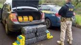 PRF apreende 150kg de maconha na BR-282