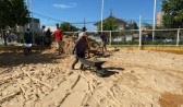 Substituição da areia na quadra da praça Dalilo Quintino Pereira garante mais conforto e melhor infraestrutura