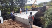 Administração municipal realiza obra da tão sonhada ponte de concreto da Linha Campinho