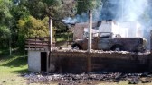 Incêndio devasta residência e veículo em Capinzal