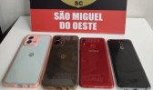 Polícia Civil recupera quatro celulares furtados