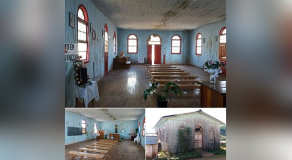 Igreja de Linha Progresso, inicia reforma para preservar patrimônio histórico
