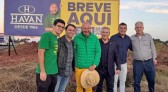 Luciano Hang visita área da futura megaloja Havan em São Miguel do Oeste