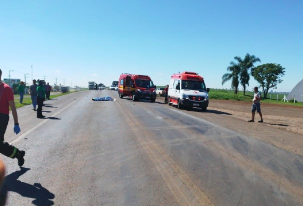 Motociclista sofre múltiplas fraturas e morre em acidente na BR-282